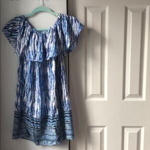 Beach lunch lounge summer flutter dress - XS